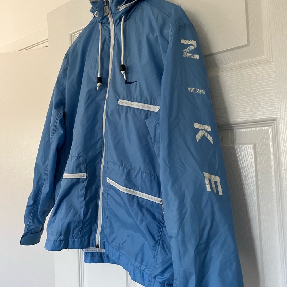 Nike women blue jacket SZ Small